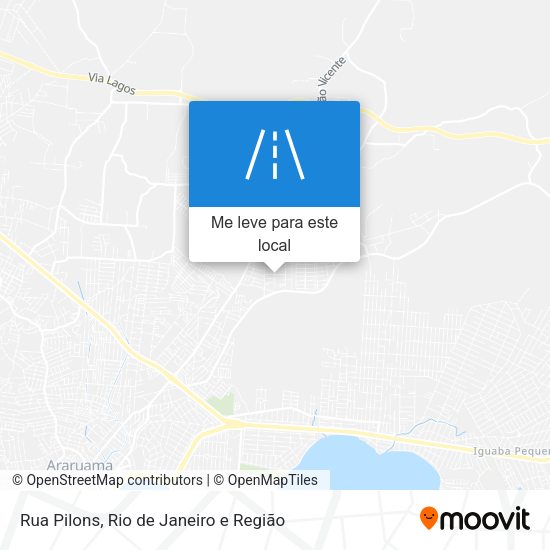 Rua Pilons mapa