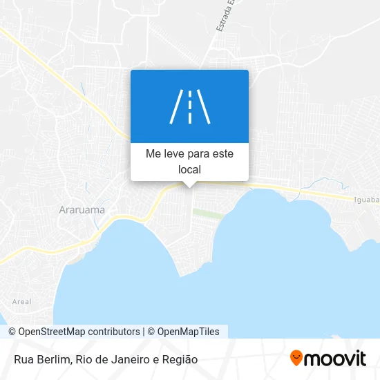 Rua Berlim mapa