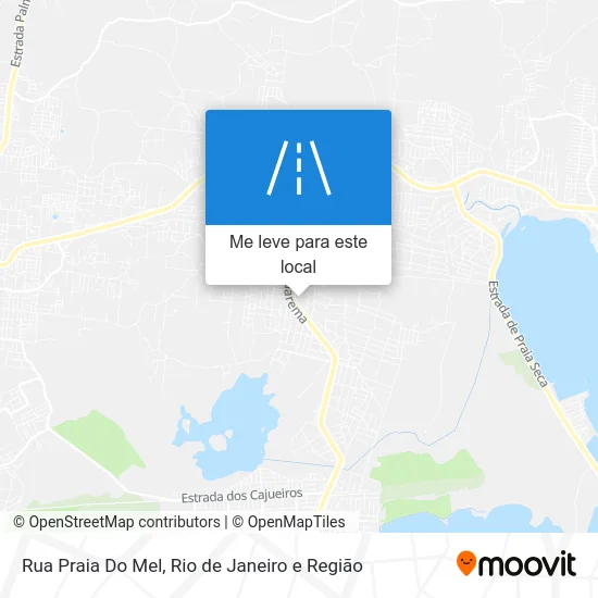 Rua Praia Do Mel mapa