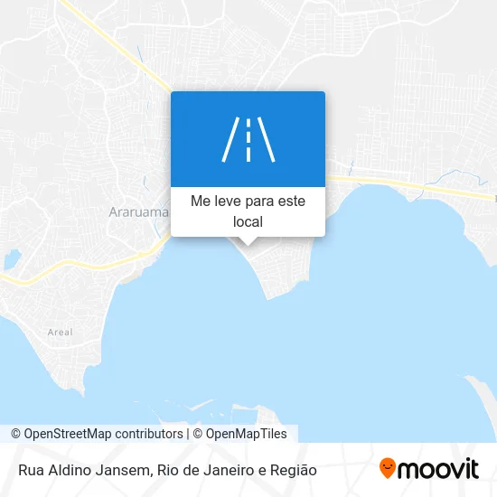 Rua Aldino Jansem mapa