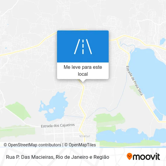 Rua P. Das Macieiras mapa