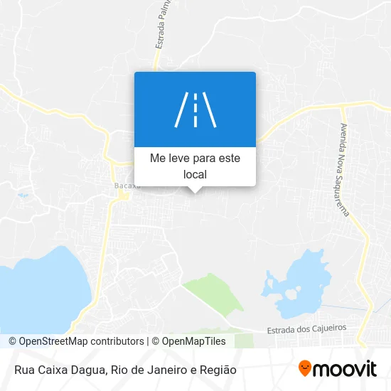 Rua Caixa Dagua mapa