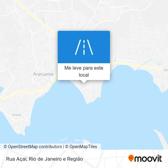 Rua Açaí mapa