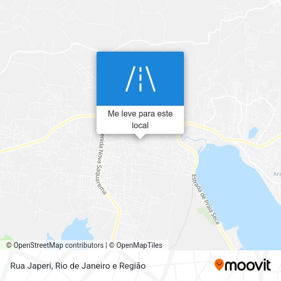 Rua Japeri mapa