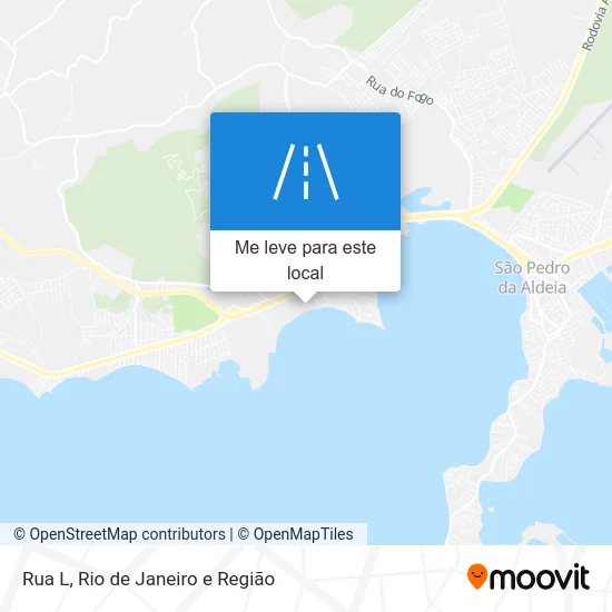 Rua L mapa