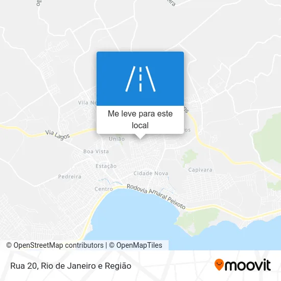 Rua 20 mapa