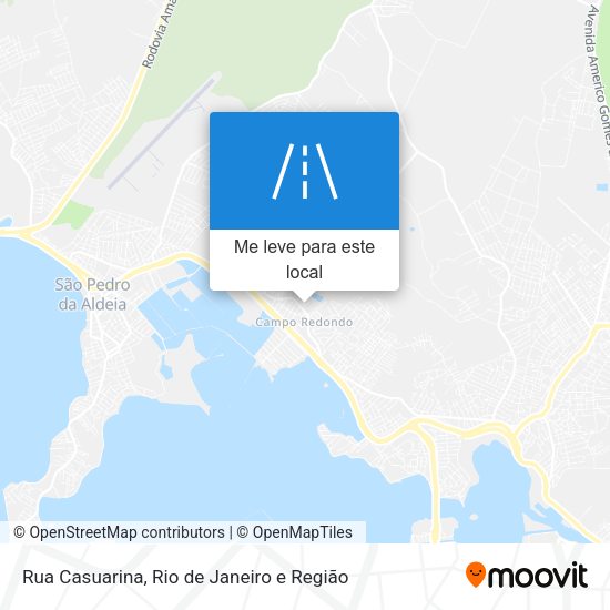 Rua Casuarina mapa
