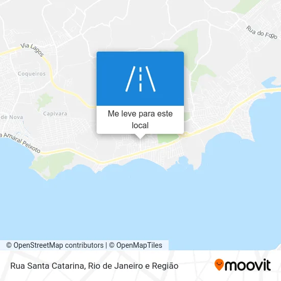 Rua Santa Catarina mapa