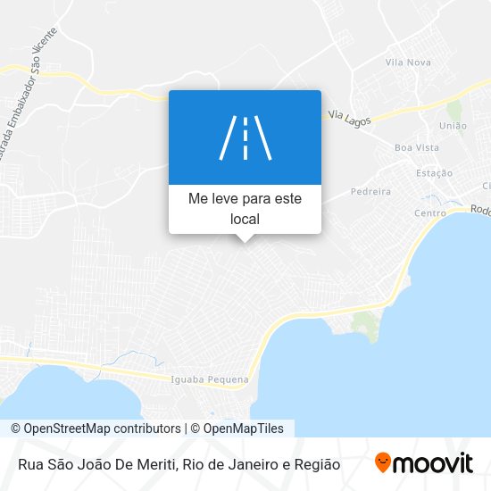 Rua São João De Meriti mapa