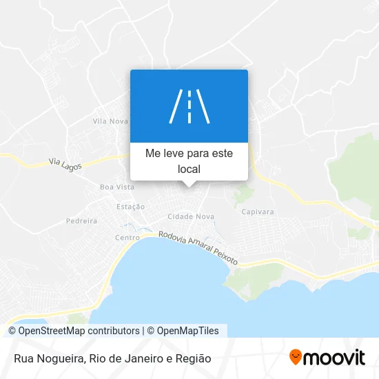 Rua Nogueira mapa