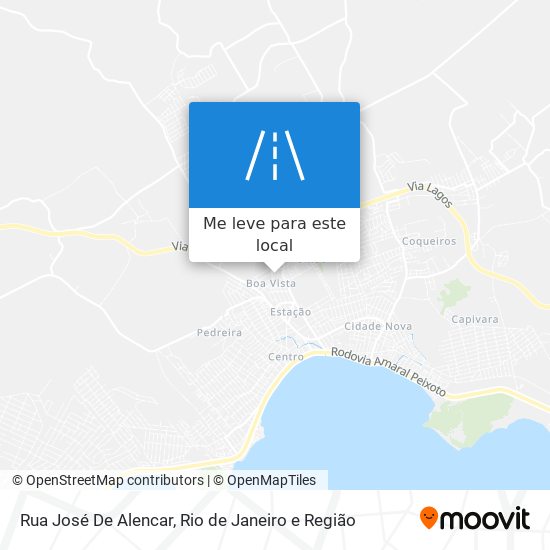 Rua José De Alencar mapa