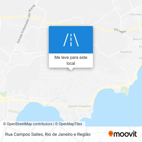 Rua Campos Salles mapa