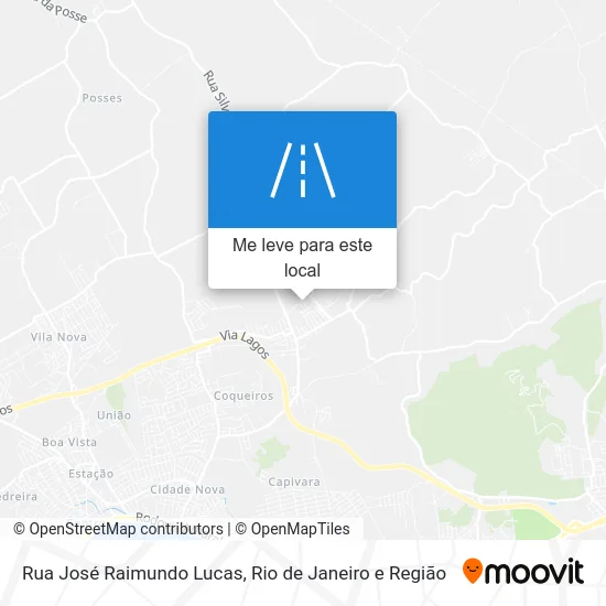 Rua José Raimundo Lucas mapa