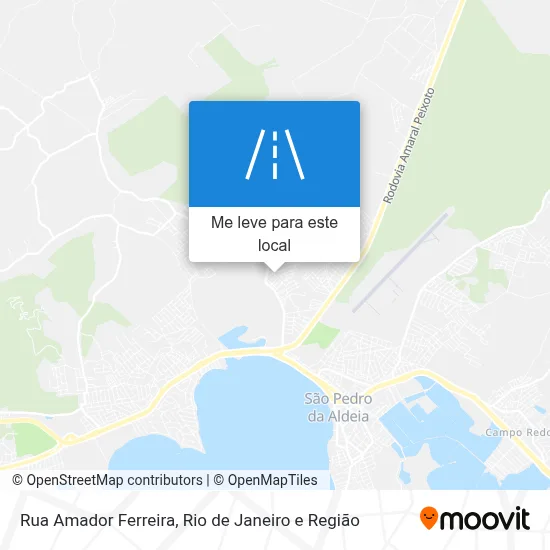 Rua Amador Ferreira mapa