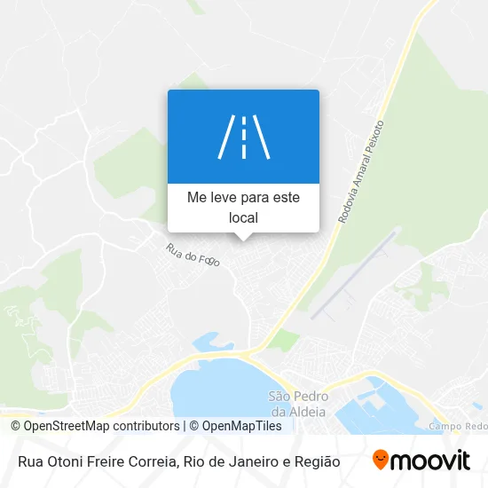 Rua Otoni Freire Correia mapa