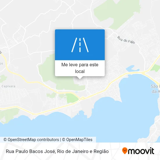 Rua Paulo Bacos José mapa