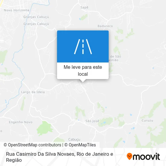 Rua Casimiro Da Silva Novaes mapa