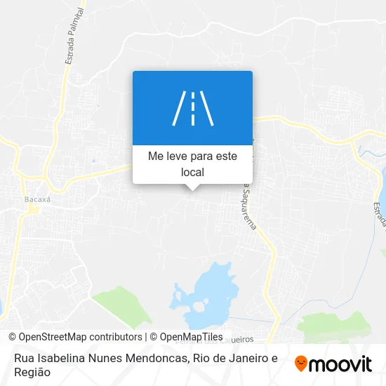 Rua Isabelina Nunes Mendoncas mapa