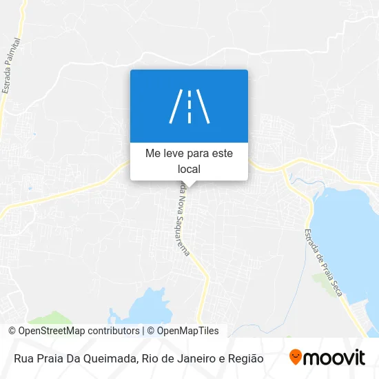 Rua Praia Da Queimada mapa