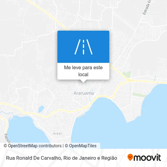 Rua Ronald De Carvalho mapa