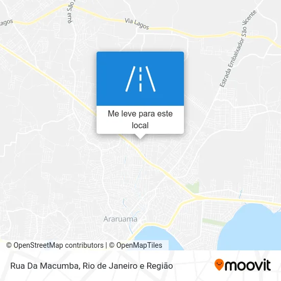 Rua Da Macumba mapa