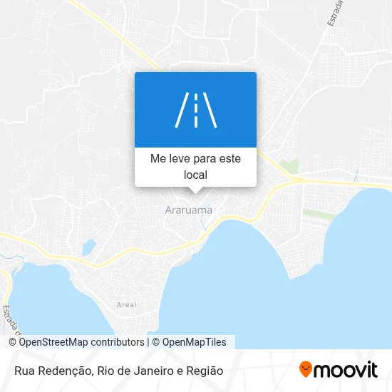 Rua Redenção mapa