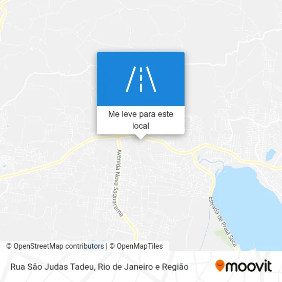 Rua São Judas Tadeu mapa