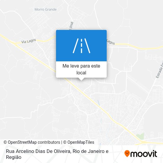 Rua Arcelino Dias De Oliveira mapa