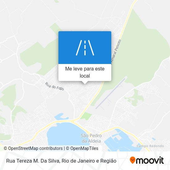 Rua Tereza M. Da Silva mapa