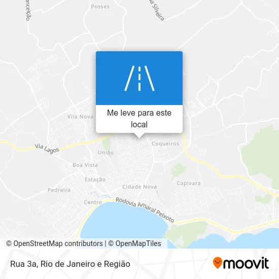 Rua 3a mapa