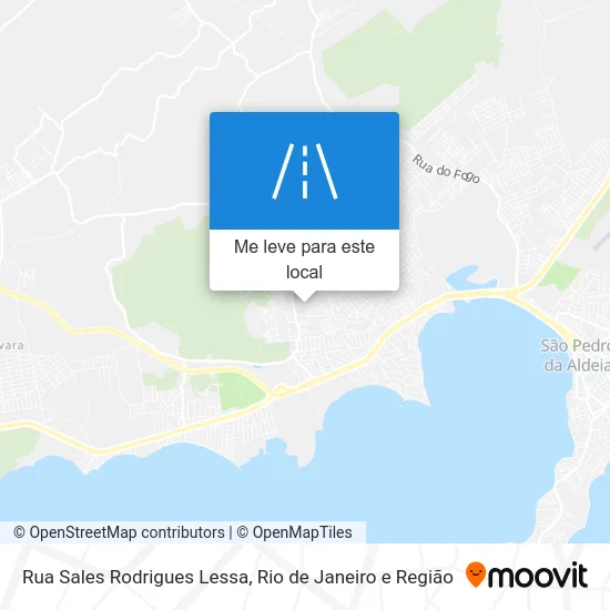 Rua Sales Rodrigues Lessa mapa