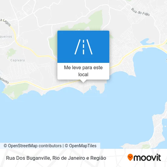 Rua Dos Buganville mapa