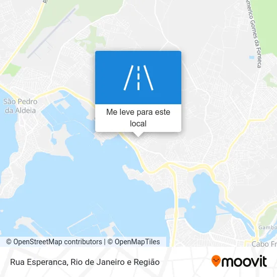 Rua Esperanca mapa