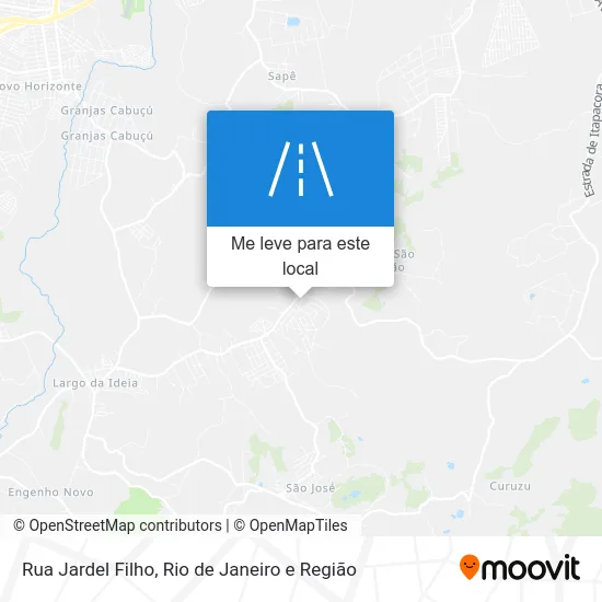 Rua Jardel Filho mapa