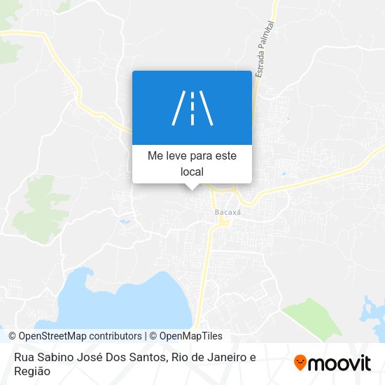 Rua Sabino José Dos Santos mapa