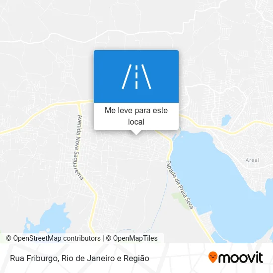 Rua Friburgo mapa