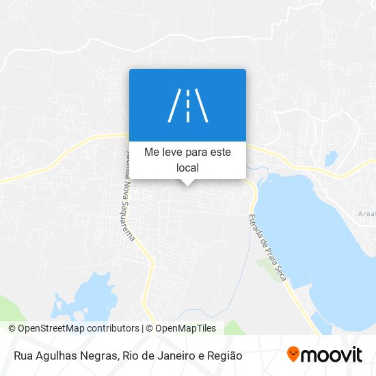 Rua Agulhas Negras mapa