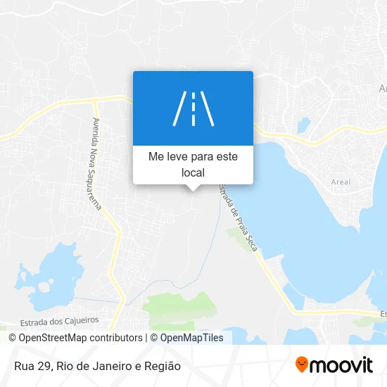 Rua 29 mapa