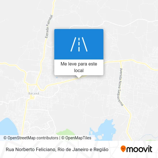 Rua Norberto Feliciano mapa