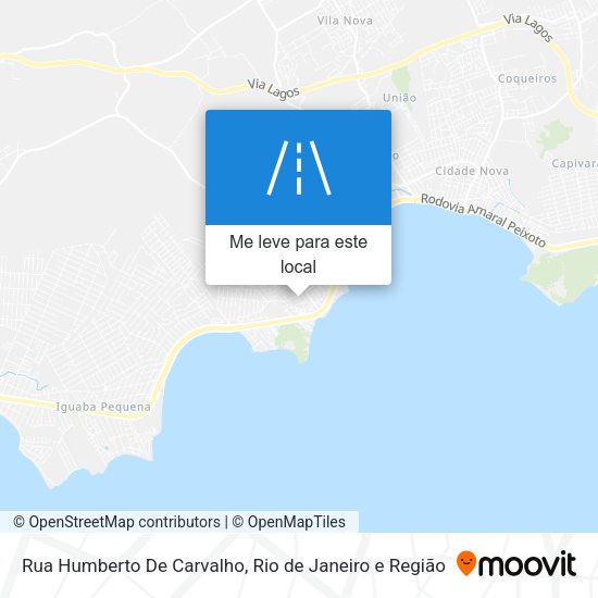 Rua Humberto De Carvalho mapa