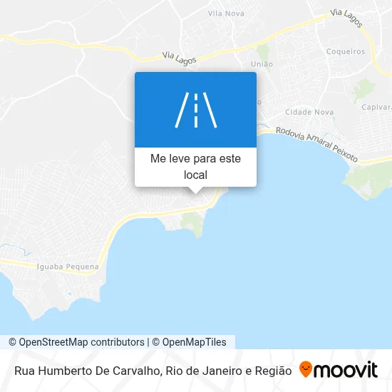 Rua Humberto De Carvalho mapa