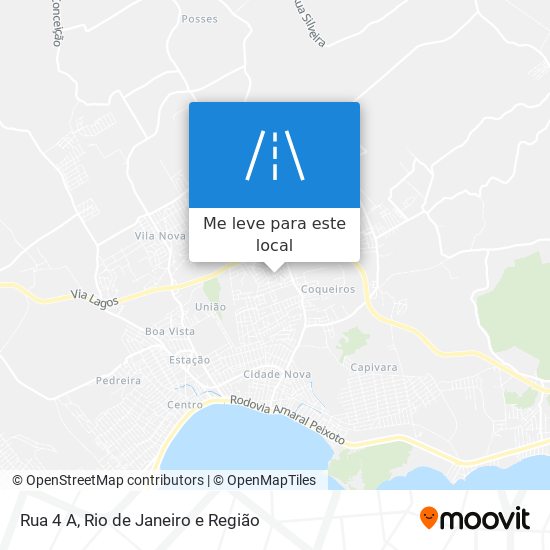 Rua 4 A mapa