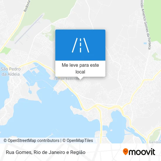 Rua Gomes mapa