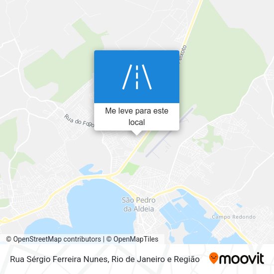 Rua Sérgio Ferreira Nunes mapa