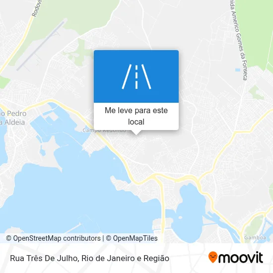 Rua Três De Julho mapa
