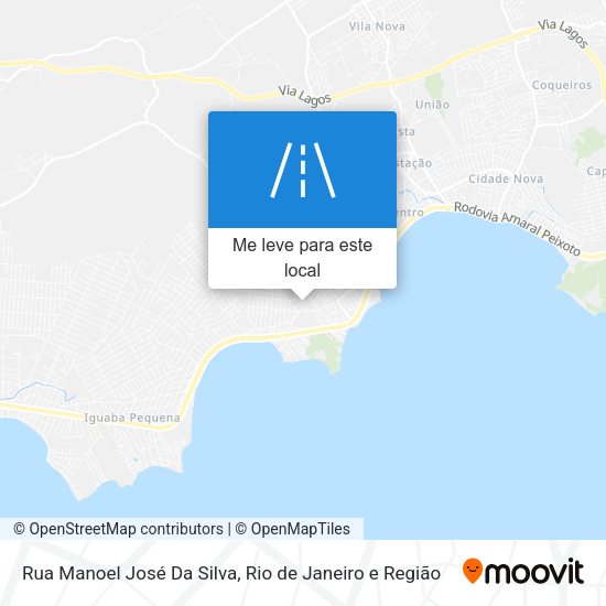 Rua Manoel José Da Silva mapa