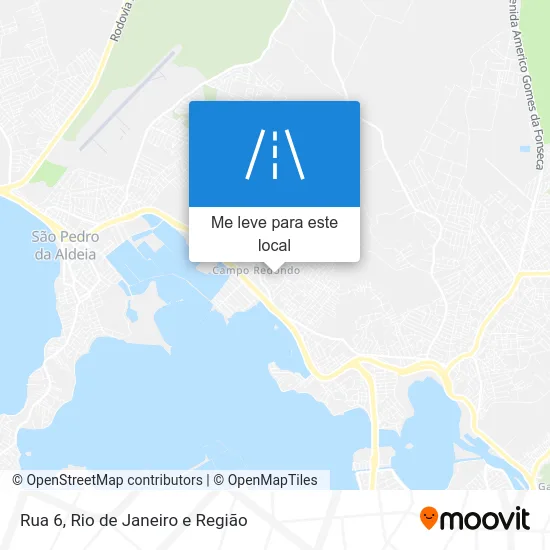 Rua 6 mapa