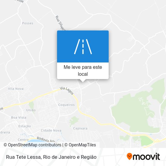 Rua Tete Lessa mapa