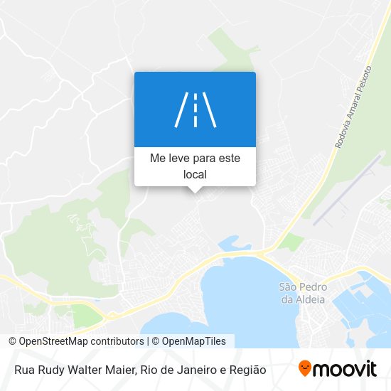 Rua Rudy Walter Maier mapa