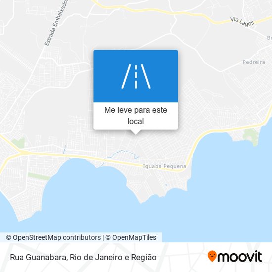 Rua Guanabara mapa